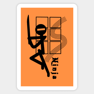 Stickman Ninja Sticker